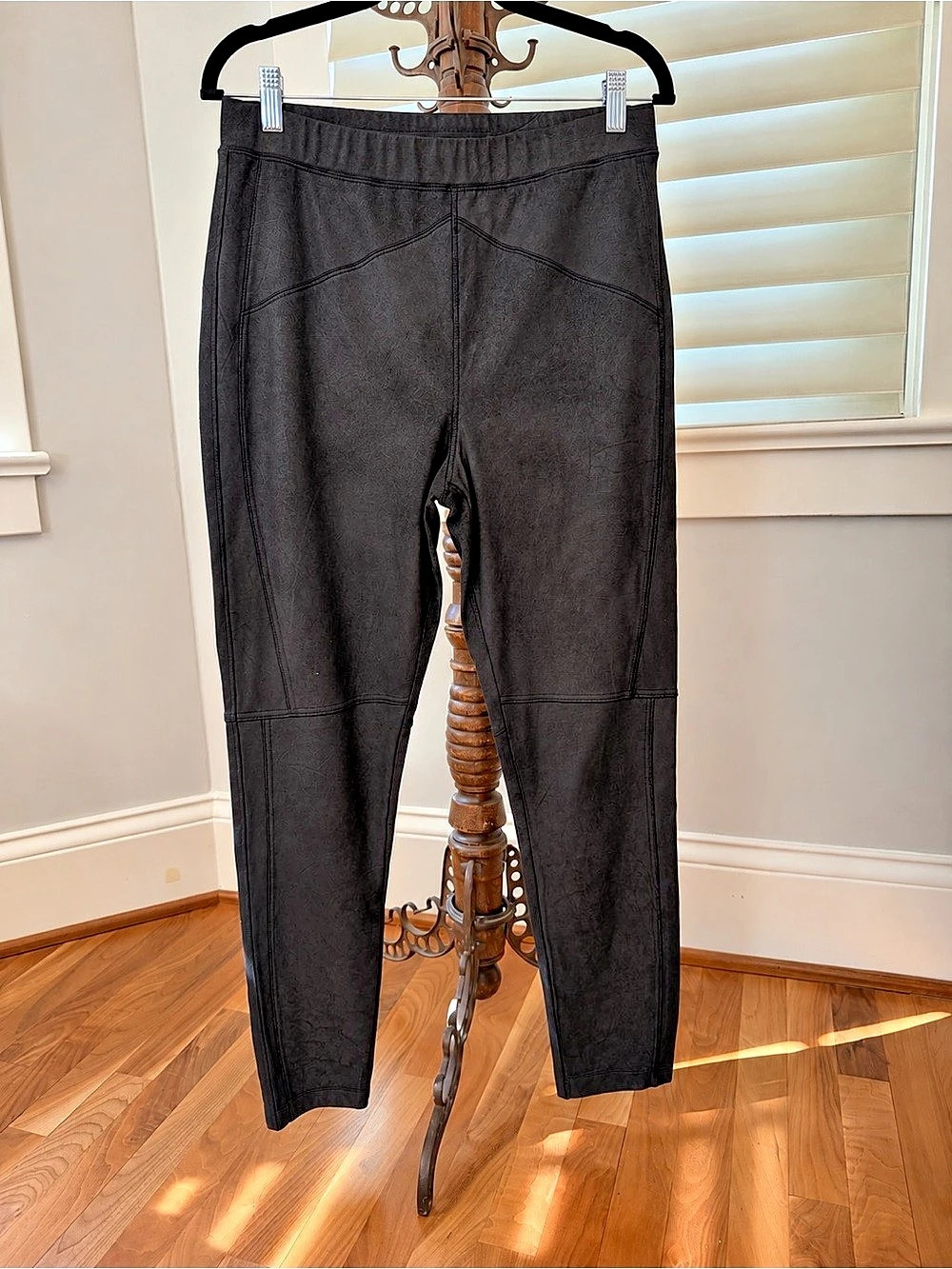 Free People Midnight Vegan Suede Pants Black Medium